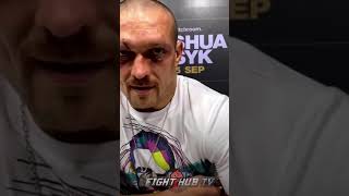 Oleksandr Usyk Gives Special Message To Ukrainian Fans Right After Joshia Win