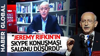 Jeremy Rifkinin Konuşmasına Eleştiri Yağdı Gazeteci Hasan Basri Akdemir, Salondaki Havayı Aktardı
