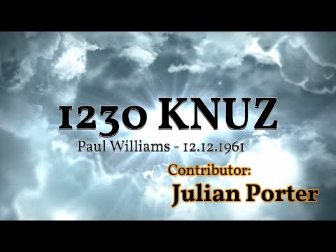 Paul Williams, 1230 KNUZ Houston - 12.12.1961