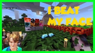Can I Beat Minecraft When Every Texture Is My Face?