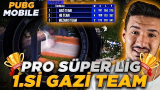 Pro Li̇gde 1. Gazi̇ Team