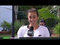 Petra Martic - 2019 Charleston First Round Tennis Channel Desk Interview