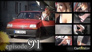 Student girl can't start Renault 5 TL