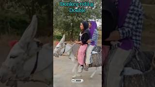Donkey Riding Double