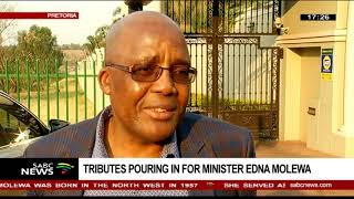 Health Minister Aaron Motsoaledi pays tribute to Edna Molewa