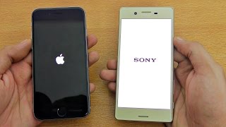 Sony Xperia X Vs Iphone 6S - Speed Test 4K