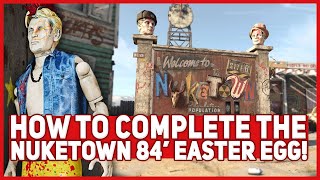 How To Complete The Easter Egg On The New Nuketown 84 Map In Cold War