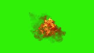Hiệu ứng ngọn lửa động nền xanh | Fire Background Animation  Effects #shorts