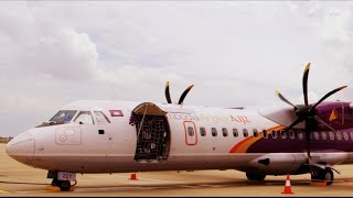 Flight From Phnom Penh To Siem Riep, Cambodia - Cambodia Angkor Air Atr-72 500