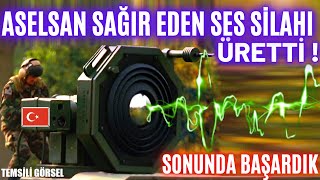 Aselsan Sağir Birakan Ses Si̇lahi Üretti̇ Aselsan Umas Uzun Menzilli Akustik Sistem..