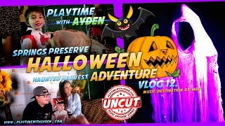 Springs Preserve Haunted Harvest Halloween Adventure - Playtime with Ayden - UNCUT - Vlog #12