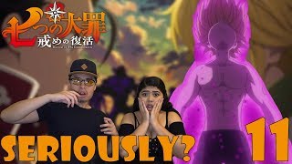 The Seven Deadly Sins Season 2 Episode 11 Reaction! (Nanatsu no Taizai) MELIODAS GETS HIS FULL POWER