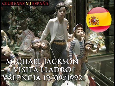 MICHAEL JACKSON - Valencia, visita a la fábrica de Lladró ( 19/09/1992 )