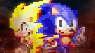Sonic Vs Fleetway Part 1 Sprite Animation