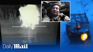 Female Ukrainian Bradley Gunner Eliminates Russian Targets In Avdiivka