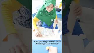 Sablon Dengan Bahan Kertas Nasi