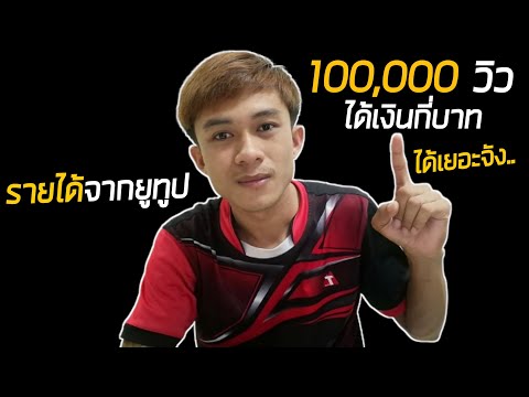 รายได้จาก YouTube 1แสนวิว ได้เงินเท่าไหร่/2021