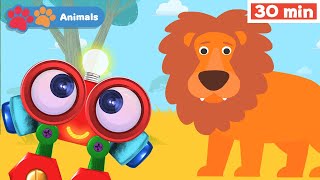 My Animal Friends With Robi Learn Animals For Kids W Robi Animals Names & Sounds First Words