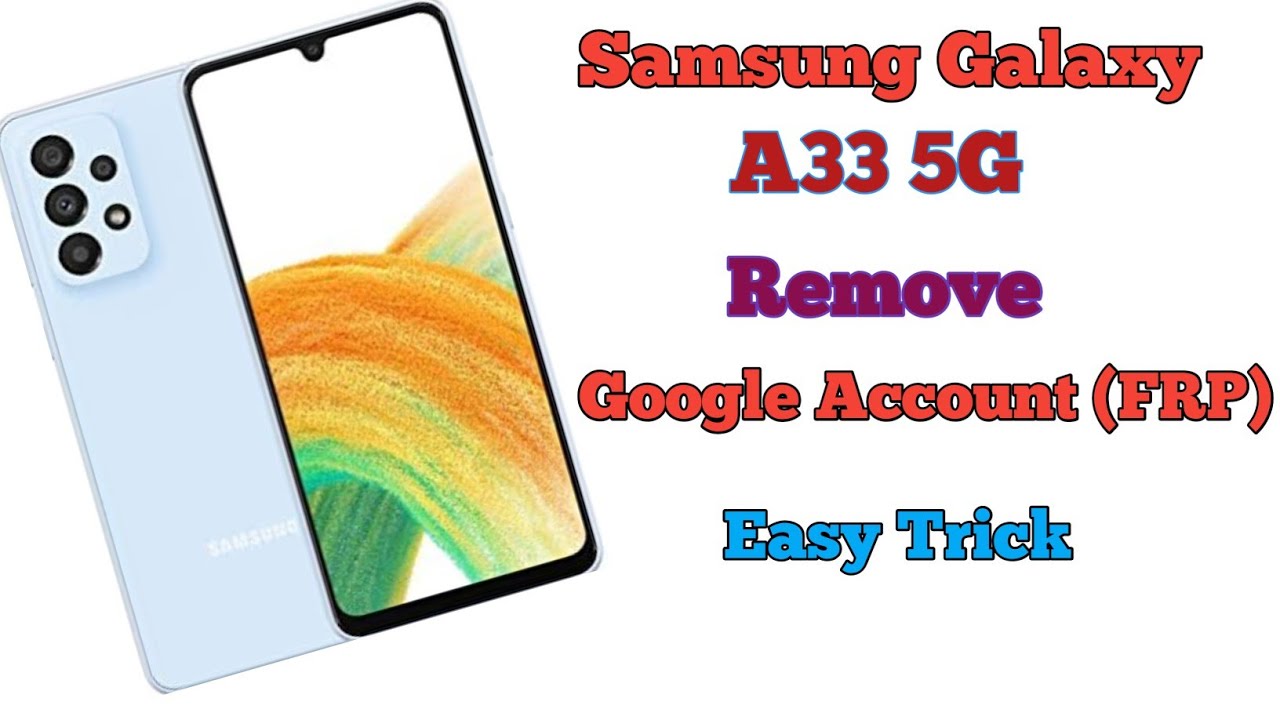 Samsung A33 5G Remove Google Account FRP #jssoftware Samsung A33 5G Remove Google Account FRP #jssoftware