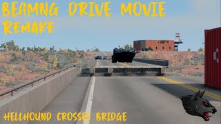 Epic Chase Leads To Freeway Disaster - Movie Scene Remake Hellhound Crosses Bridge