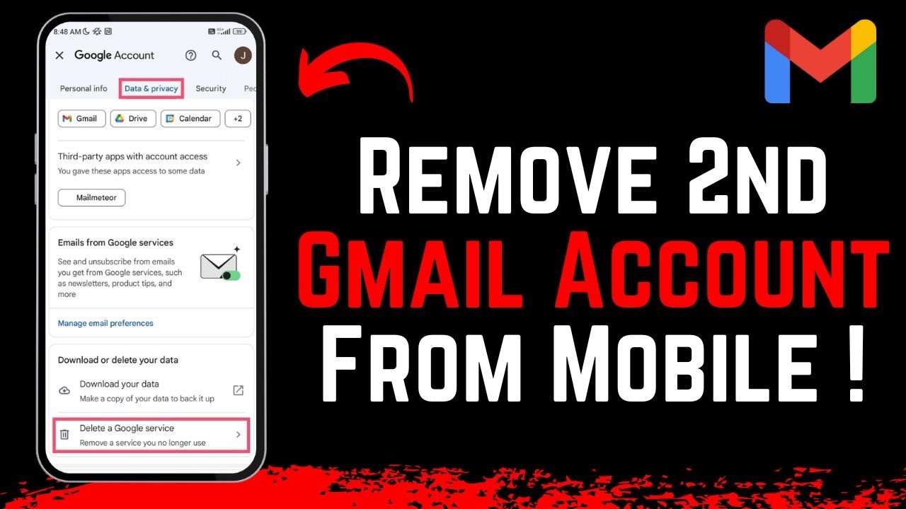 How to Remove 2nd Account from Gmail ! How to Remove 2nd Account from Gmail !