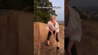 George Washington Chopping Trees