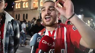 Sivasspor taraftarları, Türkiye Kupası finali için 200 otobüsle İstanbul'a uğurl
