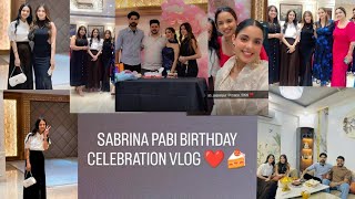 Sabrina Pabi Birthday Celebration Vlog Sajan Taniya Vlogs