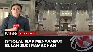 Pengelola Masjid Istiqlal Lakukan Sejumlah Persiapan Menjelang Bulan Suci Ramadh