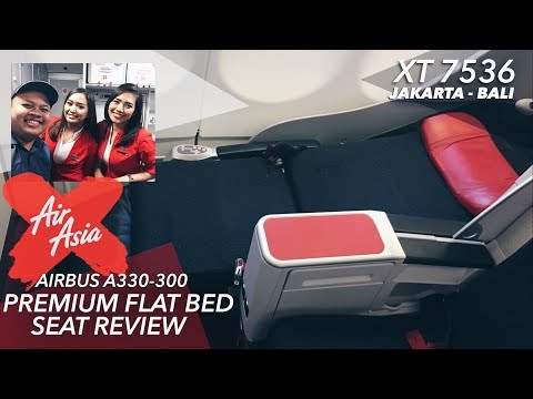 Indonesia AirAsia X Airbus A330 | FLIGHT VLOG XT7536 Jakarta to Bali!