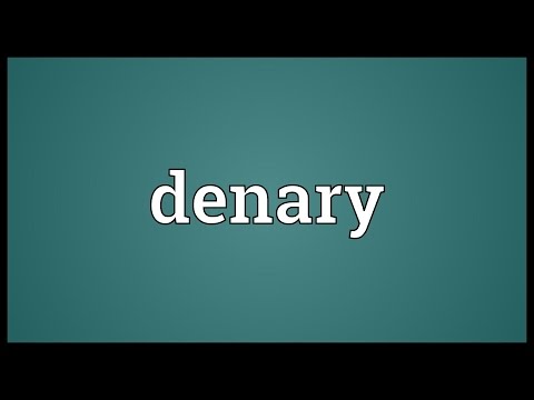 Header of denary
