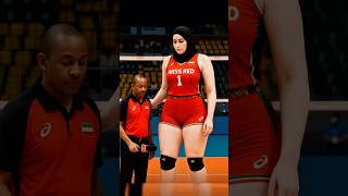 Miss Red From Dubai The Tallest Muslim Volleyball Star Shocks Everyone