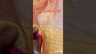 Banarasee Saree Vintage Revival Banarasi Handwoven Kora Tissue Silk Saree With Rupa Sona Kadhva