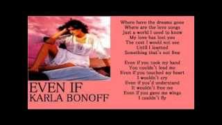 Watch Karla Bonoff Even If video