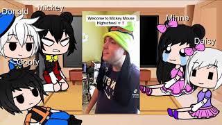Micky Mouse recats to tal_on part 2 (sorry it’s short) Gacha Club