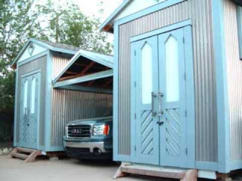 Built INSANE Twin Sheds *Retractable Roof Carport ...