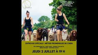 Entrevue spéciale sur Toutanima TV : métier promeneur de chiens