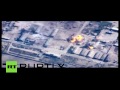 RAW: Jordanian Air Force blows up ISIS storage facilities in Syria