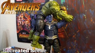 Avengers Infinity War Recreated Scene Hulk Vs Thanos Stop Motion