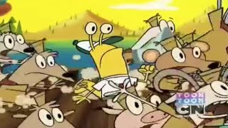 Cartoon Running Romania