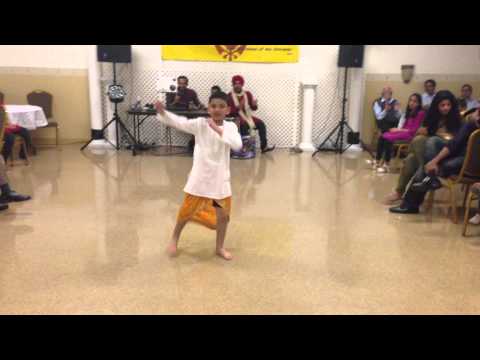Humrazs First Solo Bhangra Performance - Vaisakhi 2013