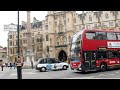 London double decker Bus drives by Westminster Abbey HD Casio Exilim EX-S12