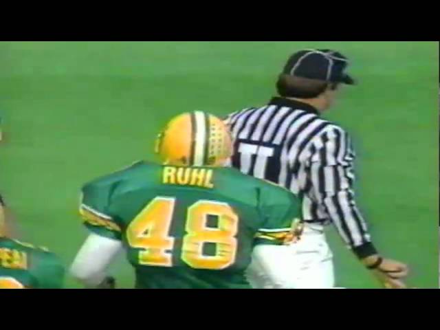 Oregon LB Rich Ruhl sacks ASU QB Jake Plummer 11-05-1994