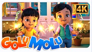 Aa I Diwali Song For Kids, आ गई ह दवल Cartoon Videos By U Molu Hindi Rhymes