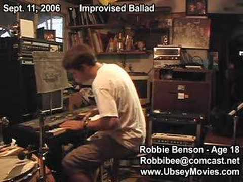 Robbie Benson playing around with some tasty changes a slow RB ballad