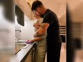 romance in kitchen hot video