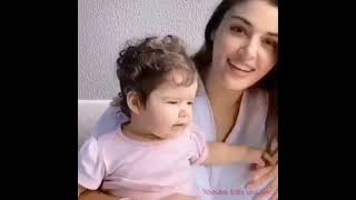 Hande Erçelin Yeğeni Mavi Ile Eğlenceli Anları