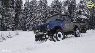 Snow Off-Road with Suzuki Gypsy | Snowfall | Winter In Kashmir | Off-Road Adventure