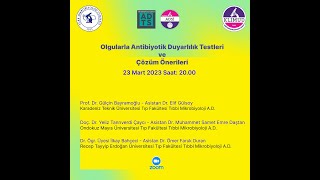Olgularla Antibiyotik Duyarlılık Testleri Ve Çözüm Önerileri