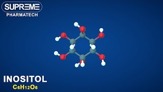 Inositol C6H12O6 3D Molecule
